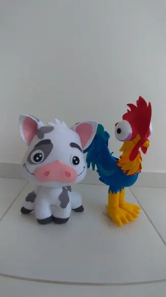 Kit Puá e Hey Hey Moana ( 30cm)