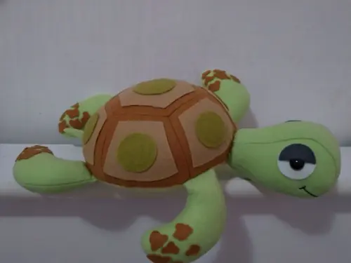 Tartaruga 3d feltro (30cm)