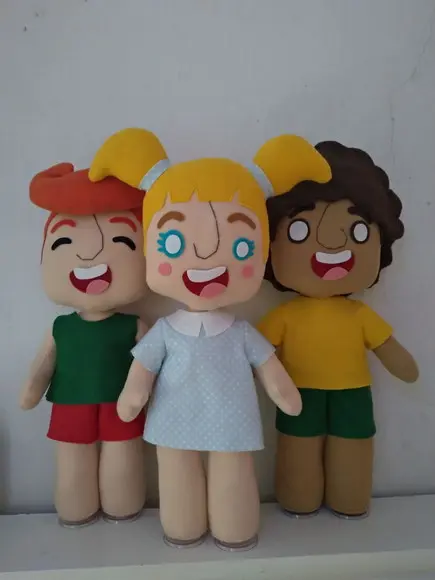 Tito, Dan, Lila (35cm)