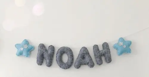 Varal com Nome Estrelinhas