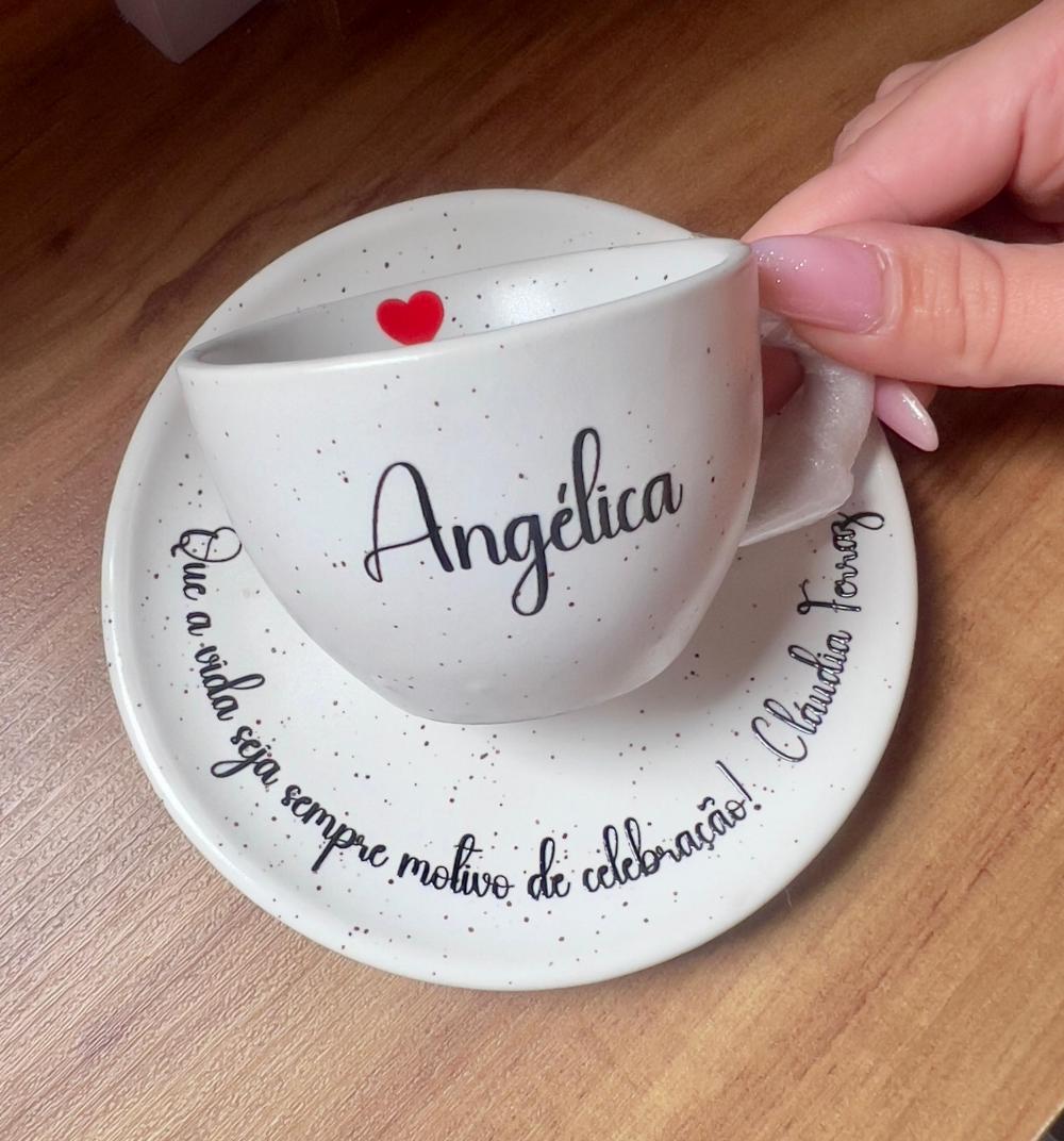 Xícara Personalizada Padrinhos de Casamento