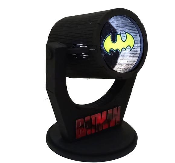 Batsinal Luminaria Batman Preto