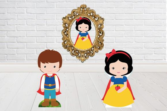 Display Branca de Neve com Elipse
