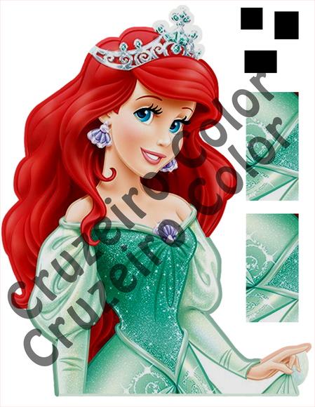 Display Busto Toten Ariel Princesas
