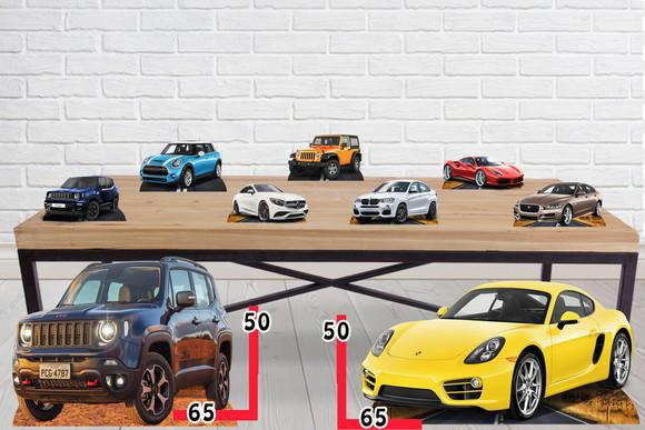 Display Carros de Luxo , Totem Enfeite de Aniversario