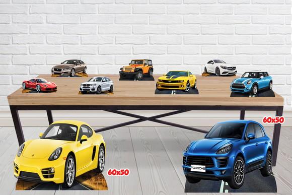 Display Carros De Luxo , Totem Enfeite De Aniversario