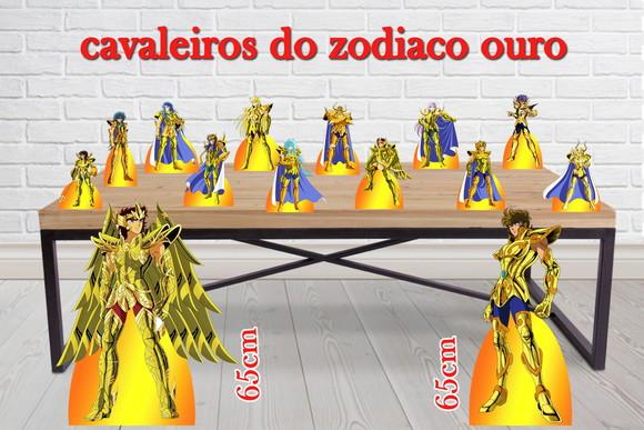 Display Cavaleiros Zodiaco Versão Ouro, Totem