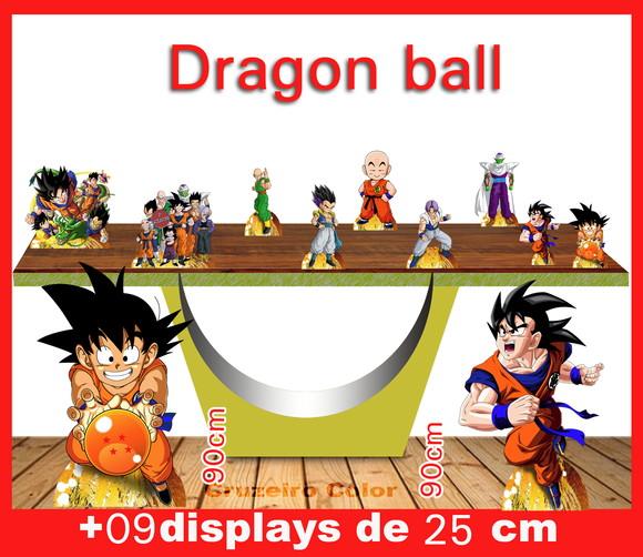 Display Dragon Ball Versão , Totem Enfeite De Aniversario