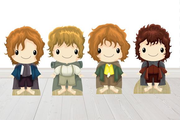 Display Hobbit Cute Enfeite de Aniversario