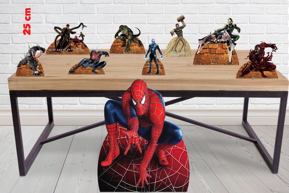 Display Homem Aranha,totem Enfeite De Aniversario