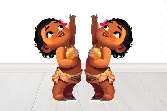 Display Moana Baby, Enfeite de Aniversario