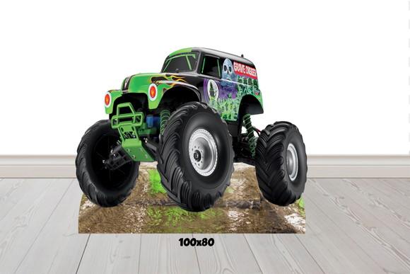 Display Monster Jam, Totem Enfeite de Aniversario