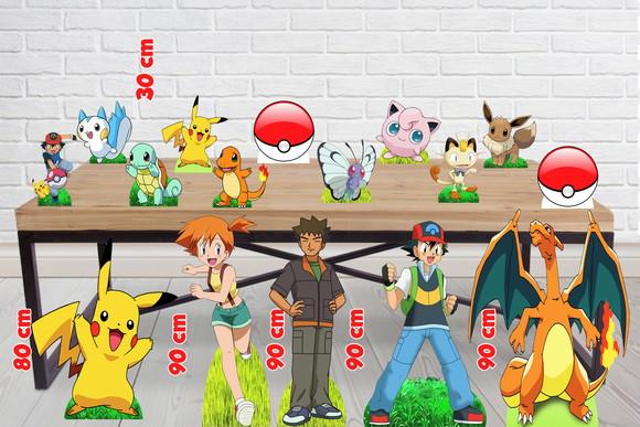 Display Pokemon, Totem De Chão Enfeite De Aniversario