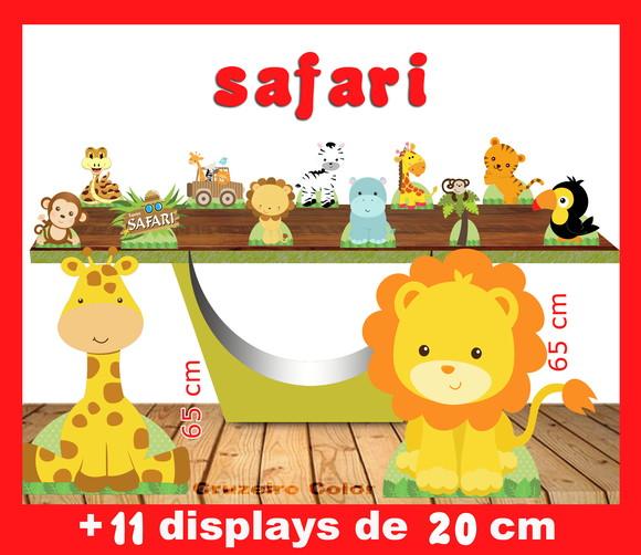 Display Safari , Totem Enfeite De Aniversario