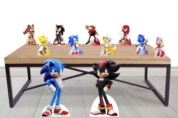 Display Sonic Shadow Filme , Totem Enfeite de Aniversario
