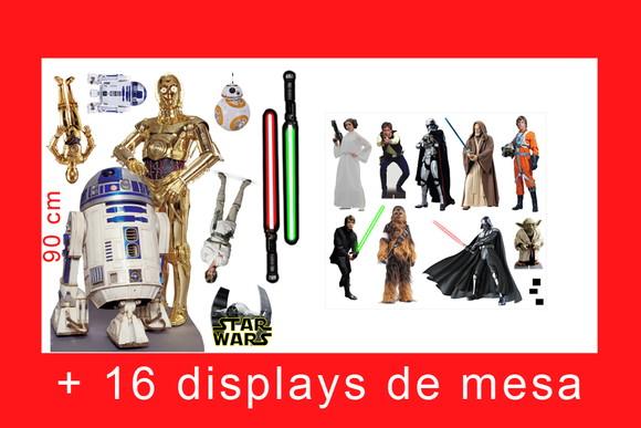 Display Star Wars, Totem Enfeite De Aniversario