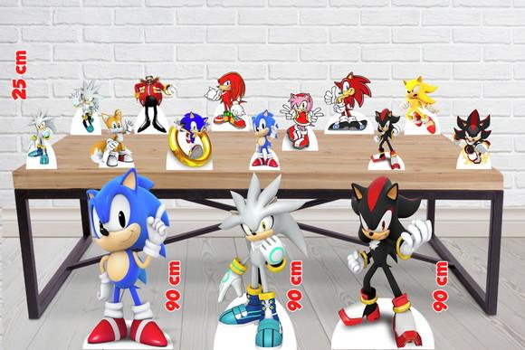 Display Super Sonic, Totem Enfeite De Aniversario