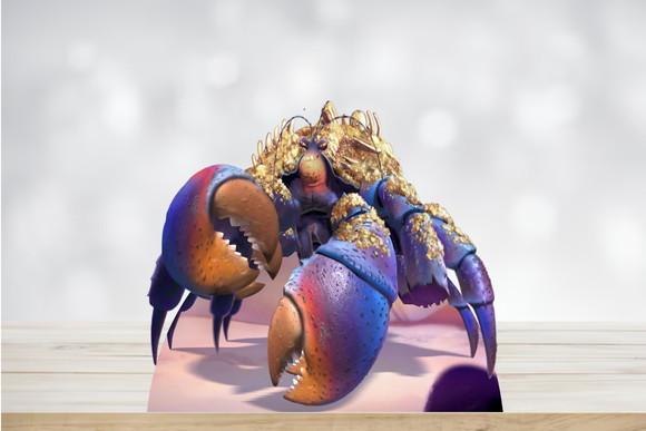 Display Tamatoa do Filme Moana Totem Enfeite de Aniversario