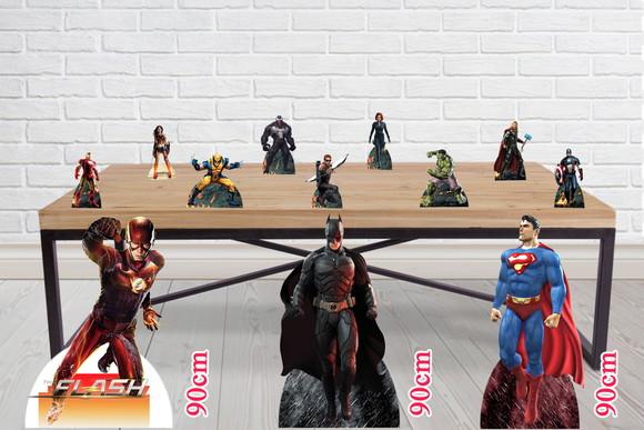 Display Super-heróis, Totem Enfeite Para Festa
