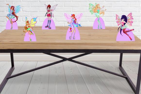 Display Winx, Totem Enfeite De Aniversario