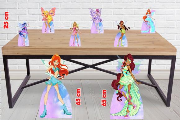 Display Winx Versão, Totem Enfeite De Aniversario
