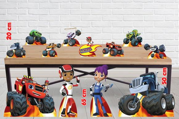 Displays Blaze Monster Machine Enfeite para Festa