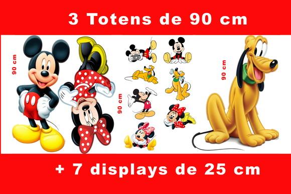Displays Kit Totem Mickey de Chão e Mesa