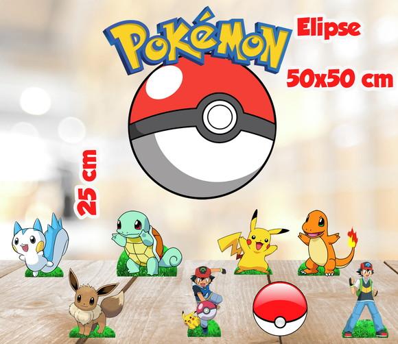 Displays Pokemon E Elipse 50x50 Mdf De 3mm