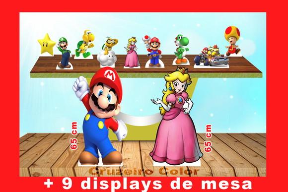 Displays Super Mario Bros