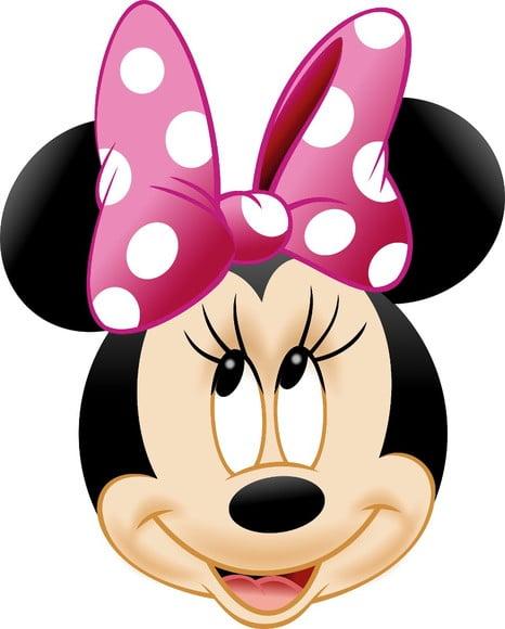 Elipse Minnie 65 cm em mdf
