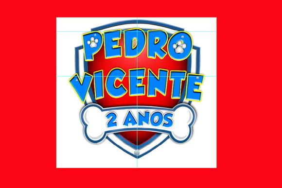 Escudo Patrulha Canina Para Pendurar