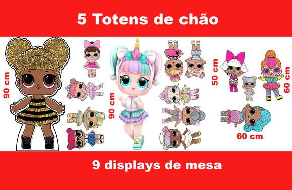 Kit Festa Lol Surprise E Displays De Mesa Para Festa