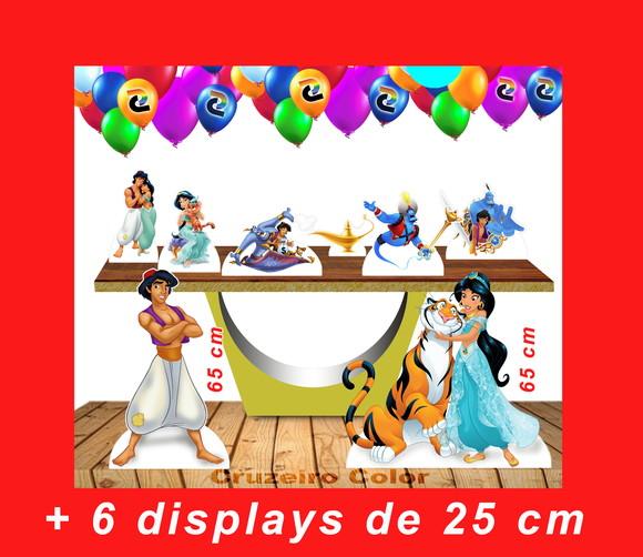 Kit Festa Totem Aladin e Displays de Mesa