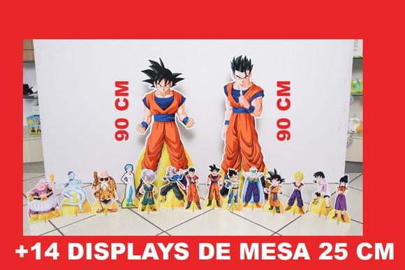 Kit Totem De Chão Dragon Ball Super E Displays De Mesa