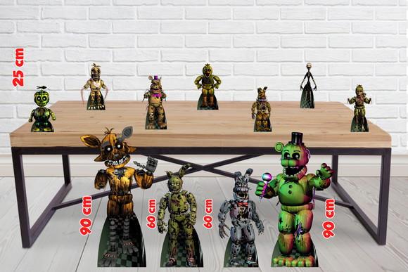 Kit Totem Five Night At Freddy's E Displays De Mesa