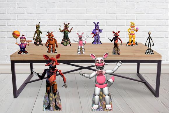 Kit Totem Five Night At Freddy's E Displays De Mesa
