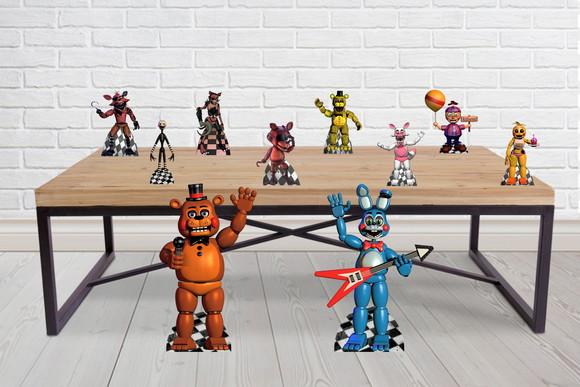 Kit Totem Five Night E Displays De Mesa