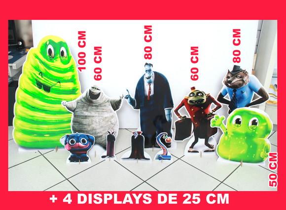 Kit Totens Hotel Transilvânia e Displays de Mesa para Festa