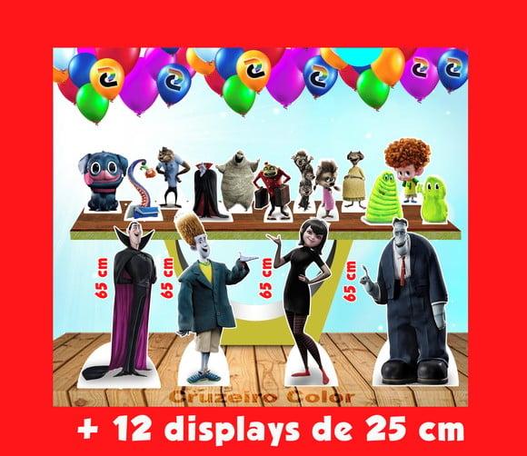 Kit Totens Hotel Transilvânia E Displays De Mesa Para Festa