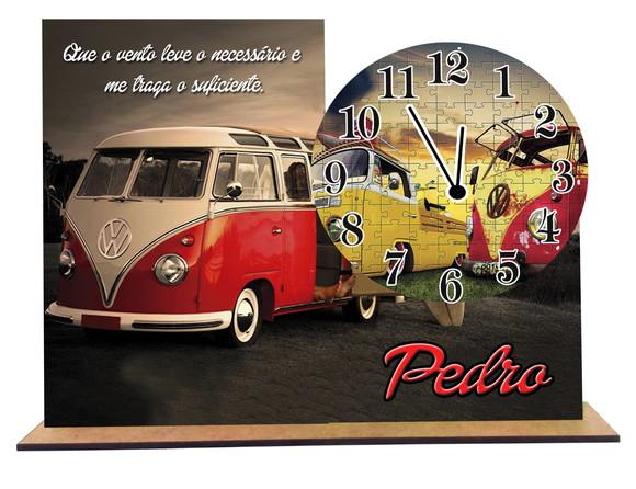 Relogio de mesa Paisagem Kombi com 5 unidades