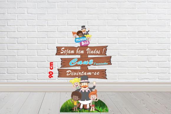 Sinalização Mundo Bita Totem