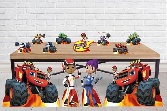 Totem Blaze Monster Machine e Displays de Mesa 20 cm