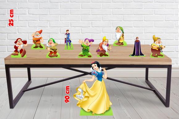 Totem Branca De Neve 90 Cm E Displays De Mesa