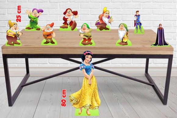 Totem Branca de Neve e Displays de mesa