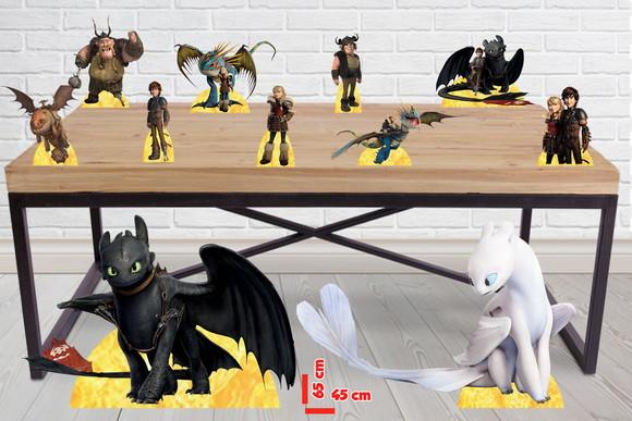 Totem Como Treinar Meu Dragão E Displays De Mesa