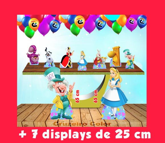 Totem De Chão Alice Pais Das Maravilhas E Displays De Mesa