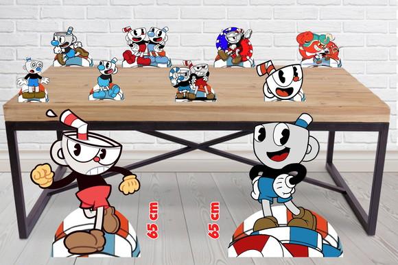 Totem CUPHEAD e Displays de mesa