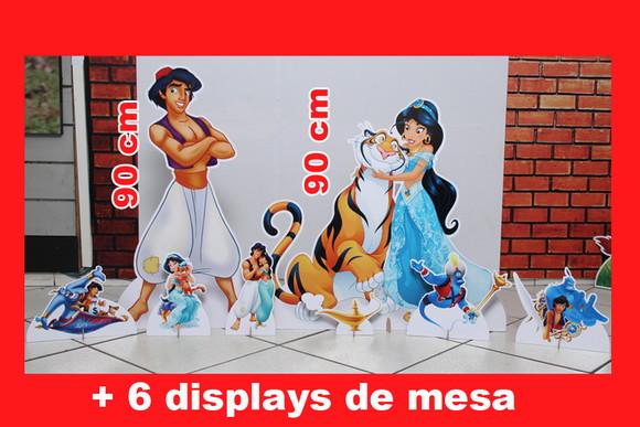 Totem de Chao Aladin e Displays de Mesa