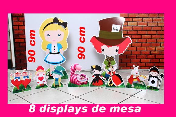 Totem De Chão Alice Pais Das Maravilhas E Displays De Mesa