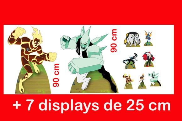 Totem De Chão Ben 10 E Displays De Mesa